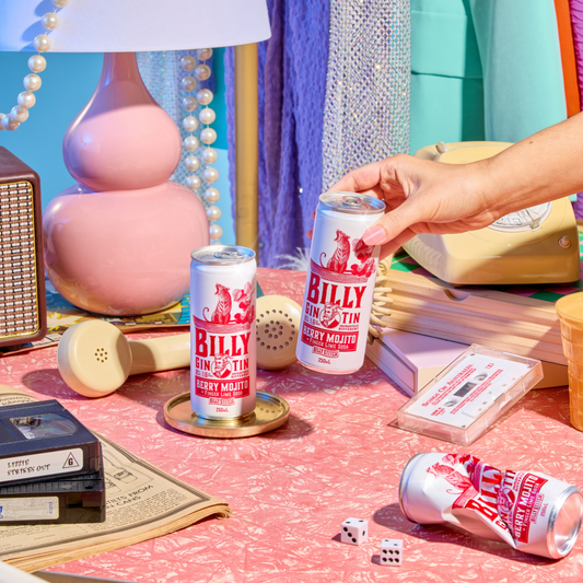 Billy Gin Tin Berry Mojito Gin and Fingerlime Soda