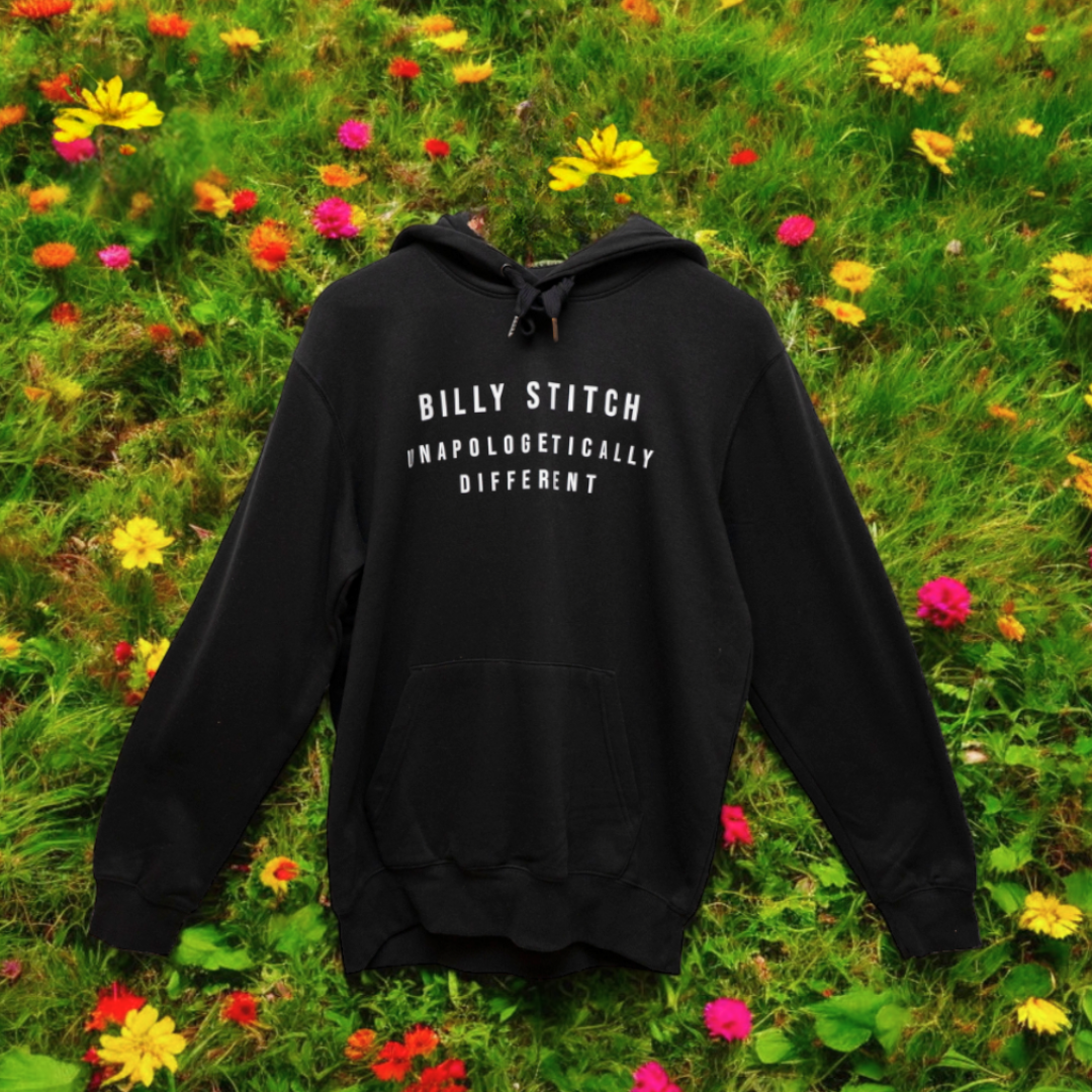 Billy Stitch Hoodie - BLACK