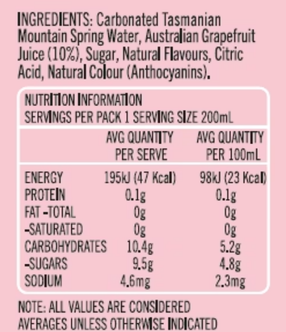 Soda Smith Grapefruit Soda